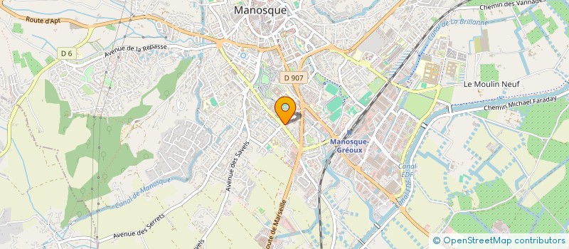 localisation de l'entreprise MONSIEUR MEHDI BENGAOUI  MANOSQUE