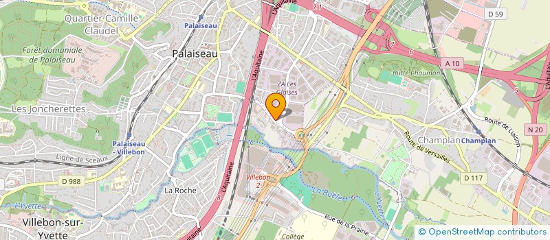 localisation de l'entreprise MONSIEUR MEHDI BENKIRAT à PALAISEAU