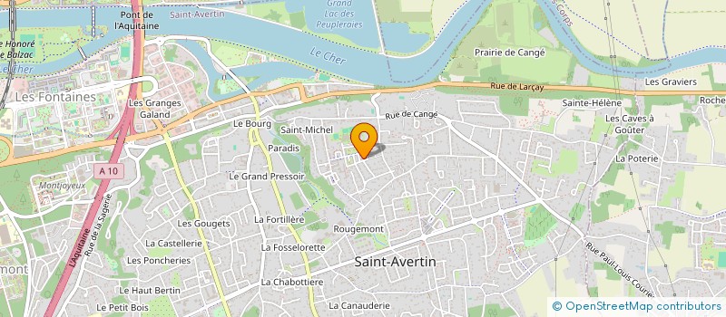 localisation de l'entreprise MONSIEUR MEHDI BENNACEUR à SAINT-AVERTIN
