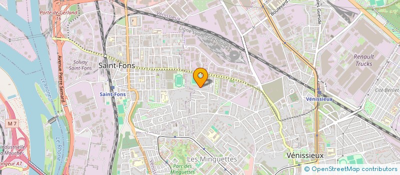 localisation de l'entreprise MONSIEUR MEHDI BENSISSA  VENISSIEUX