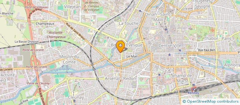 localisation de l'entreprise MONSIEUR MEHDI BENSRHIR à RENNES