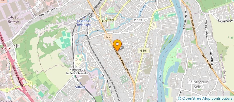 localisation de l'entreprise MONSIEUR MEHDI BENYAHIA à CORBEIL-ESSONNES