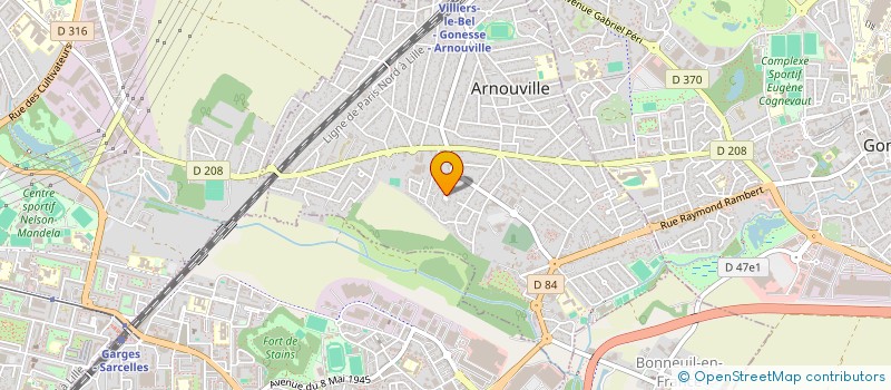 localisation de l'entreprise MONSIEUR MEHDI BENZAID à ARNOUVILLE