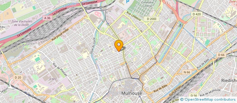 localisation de l'entreprise MONSIEUR MEHDI BENZAIMA  BALDERSHEIM