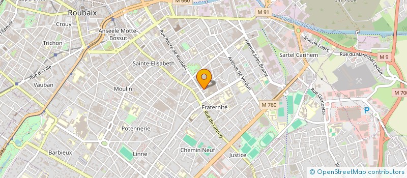 localisation de l'entreprise MONSIEUR MEHDI BESBAS  ROUBAIX