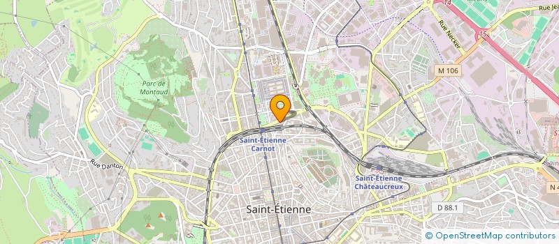 localisation de l'entreprise MONSIEUR MEHDI BESSAA  SAINT-ETIENNE