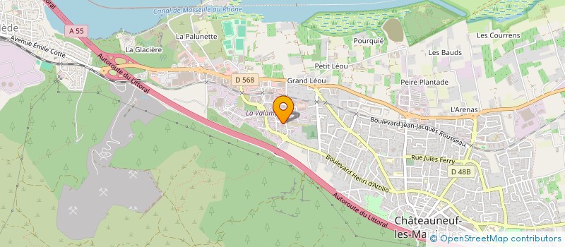 localisation de l'entreprise MONSIEUR MEHDI BESSENOUCI  SAUSSET-LES-PINS