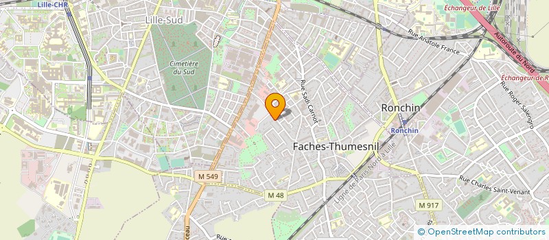 localisation de l'entreprise MONSIEUR MEHDI BIBAUT à FACHES-THUMESNIL