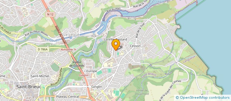 localisation de l'entreprise MONSIEUR MEHDI BJAOUI  SAINT-BRIEUC