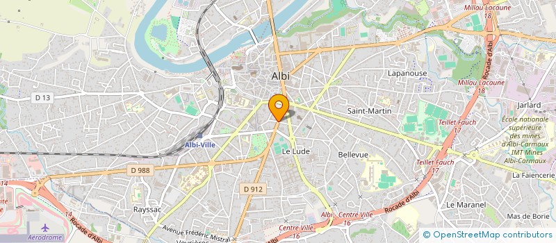 localisation de l'entreprise MONSIEUR MEHDI BLAHA  ALBI