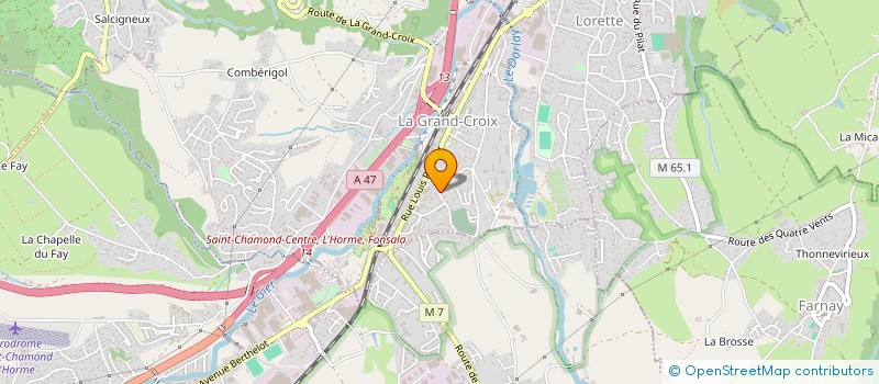 localisation de l'entreprise MONSIEUR MEHDI BOUABBAS  LA GRAND-CROIX