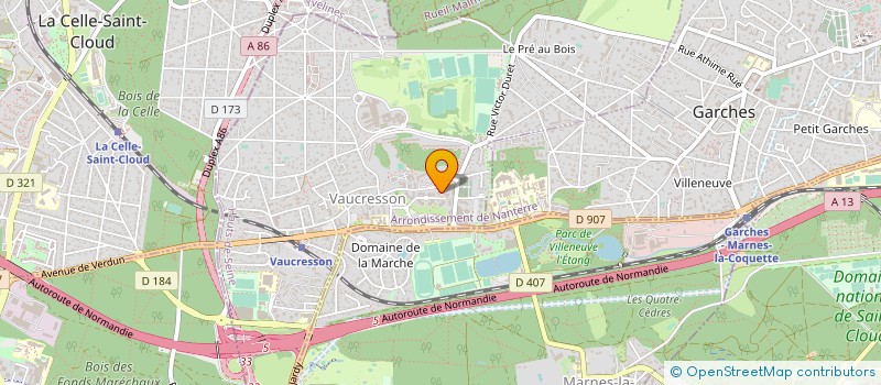 localisation de l'entreprise MONSIEUR MEHDI BOUAJAJ  VAUCRESSON