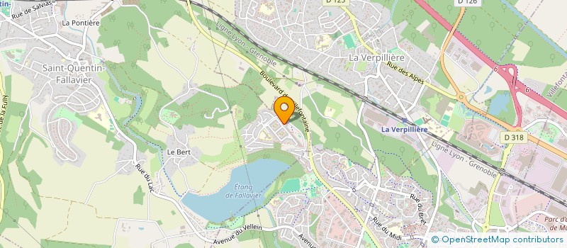 localisation de l'entreprise MONSIEUR MEHDI BOUARICHA  SAINT-QUENTIN-FALLAVIER