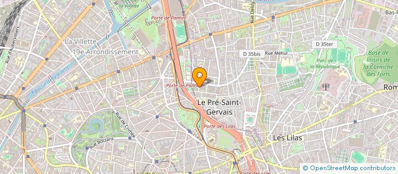 localisation de l'entreprise MONSIEUR MEHDI BOUCHELAGHEM  LE PRE-SAINT-GERVAIS