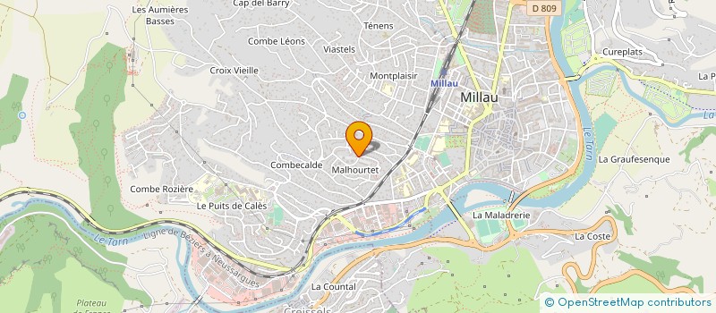 localisation de l'entreprise MONSIEUR MEHDI BOUDA à MILLAU