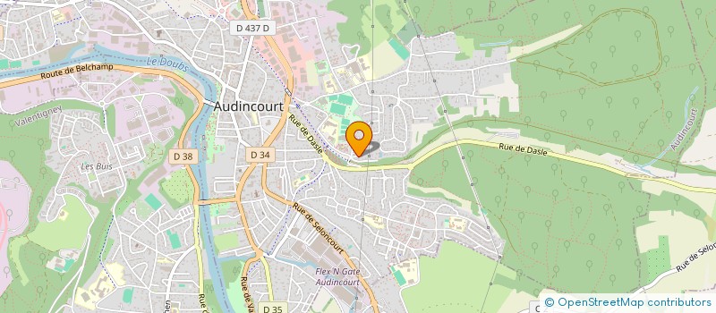 localisation de l'entreprise MONSIEUR MEHDI BOUDJAHLAT à AUDINCOURT