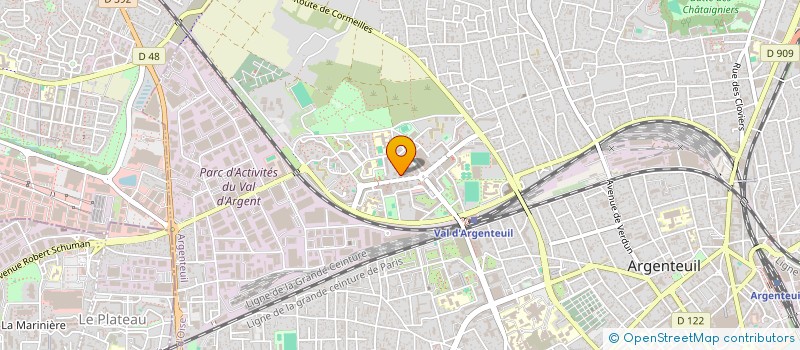 localisation de l'entreprise MONSIEUR MEHDI BOUDRIA  ARGENTEUIL