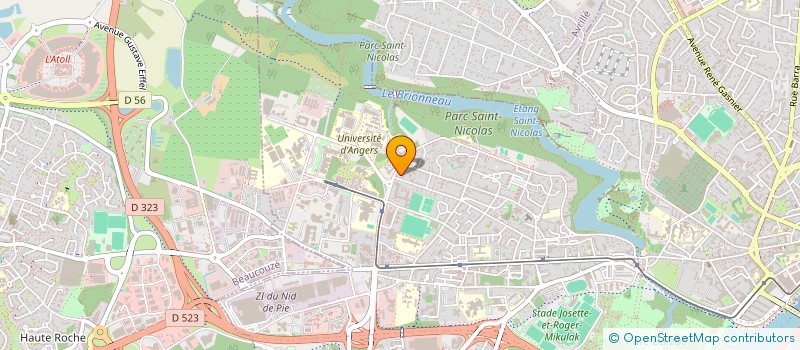 localisation de l'entreprise MONSIEUR MEHDI BOUFAS à ANGERS