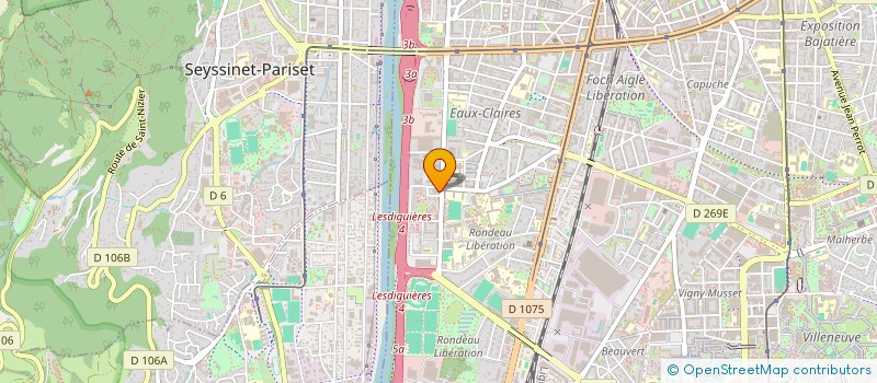 localisation de l'entreprise MONSIEUR MEHDI BOUFFELGHA à GRENOBLE