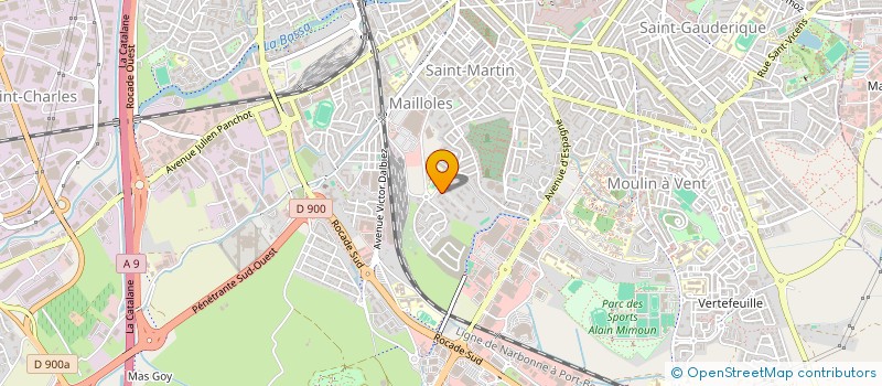 localisation de l'entreprise MONSIEUR MEHDI BOUGUERN  PERPIGNAN