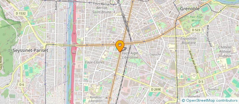 localisation de l'entreprise MONSIEUR MEHDI BOUHANOU  GRENOBLE