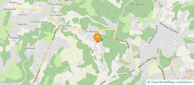 localisation de l'entreprise MONSIEUR MEHDI BOUHASSOUNE  TRELISSAC