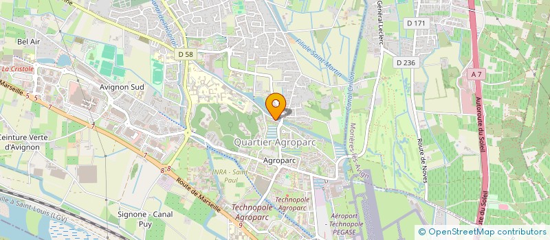 localisation de l'entreprise MONSIEUR MEHDI BOUKHALEF  AVIGNON