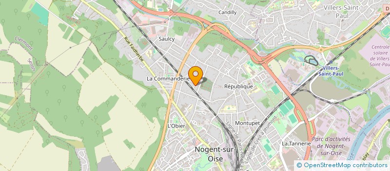 localisation de l'entreprise MONSIEUR MEHDI BOUKHARIDE  NOGENT-SUR-OISE