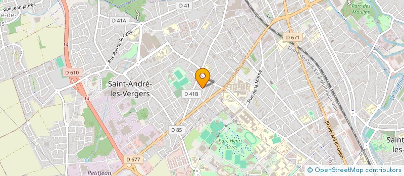 localisation de l'entreprise MONSIEUR MEHDI BOULACHEB  SAINT-ANDRE-LES-VERGERS