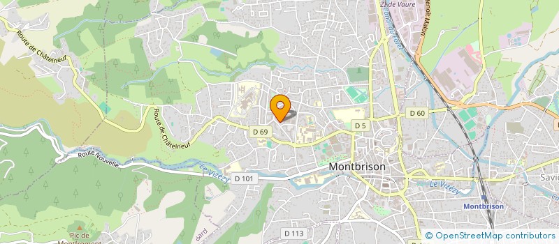 localisation de l'entreprise MONSIEUR MEHDI BOULARIAH  MONTBRISON