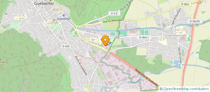 localisation de l'entreprise MONSIEUR MEHDI BOULHADID  GUEBWILLER