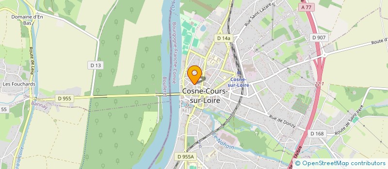localisation de l'entreprise MONSIEUR MEHDI BOUQUIN à COSNE-COURS-SUR-LOIRE