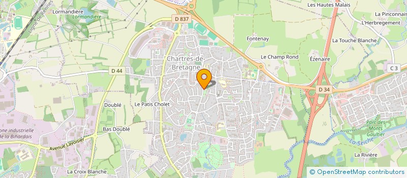 localisation de l'entreprise MONSIEUR MEHDI BOURASSET  CHARTRES-DE-BRETAGNE