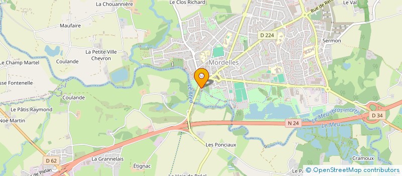 localisation de l'entreprise MONSIEUR MEHDI BOUTAOUT-PIERS  MORDELLES