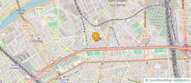 localisation de l'entreprise MONSIEUR MEHDI BOUZEM  SAINT-OUEN-SUR-SEINE