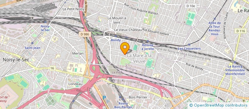 localisation de l'entreprise MONSIEUR MEHDI BRAIKI  BONDY