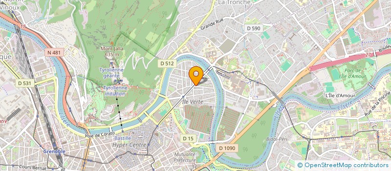 localisation de l'entreprise MONSIEUR MEHDI BURLE à GRENOBLE