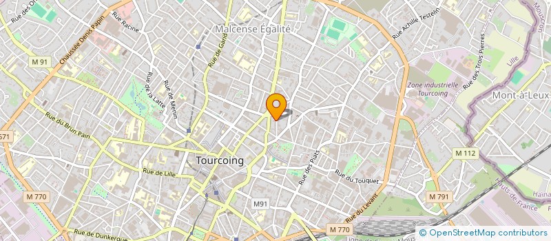 localisation de l'entreprise MONSIEUR MEHDI BYTTEBIER  TOURCOING