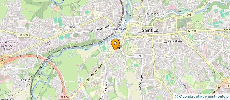 localisation de l'entreprise MONSIEUR MEHDI CHADLI  SAINT-LO