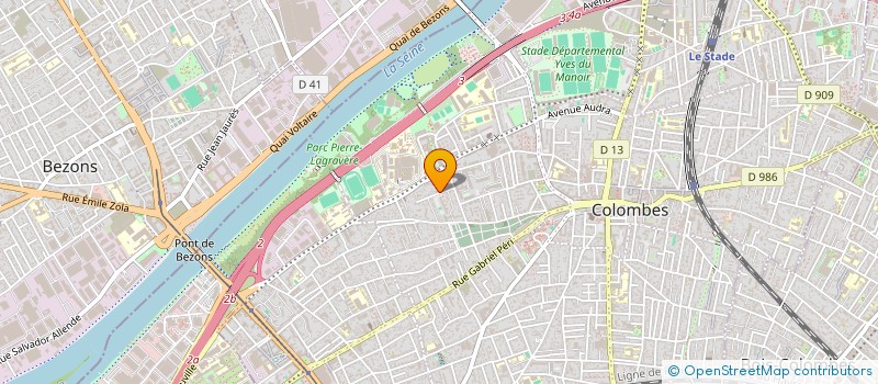 localisation de l'entreprise MONSIEUR MEHDI CHAFI à COLOMBES