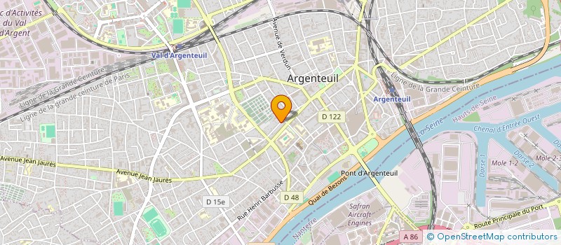 localisation de l'entreprise MONSIEUR MEHDI CHAFKI  ARGENTEUIL