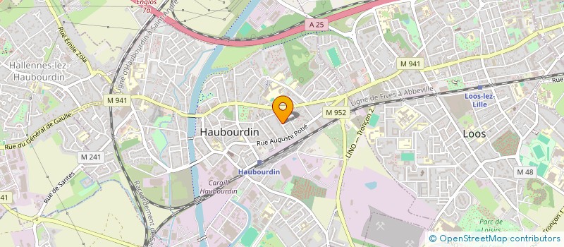 localisation de l'entreprise MONSIEUR MEHDI CHAKOR  HAUBOURDIN