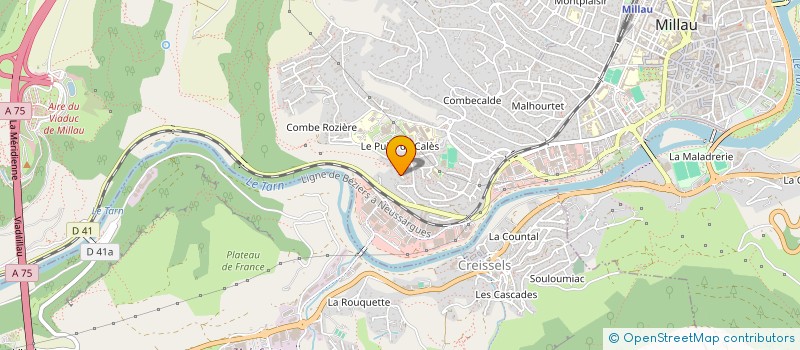 localisation de l'entreprise MONSIEUR MEHDI CHAKRI  MILLAU