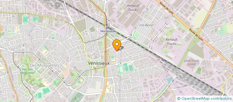 localisation de l'entreprise MONSIEUR MEHDI CHALLOUF  VENISSIEUX