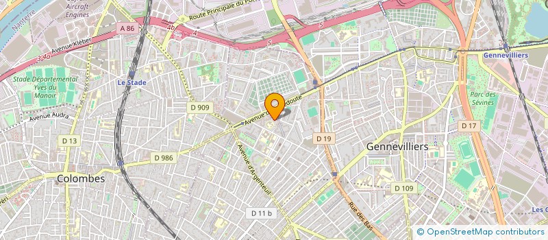 localisation de l'entreprise MONSIEUR MEHDI CHAOUACH  ASNIERES-SUR-SEINE