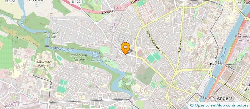 localisation de l'entreprise MONSIEUR MEHDI CHARRAD à ANGERS