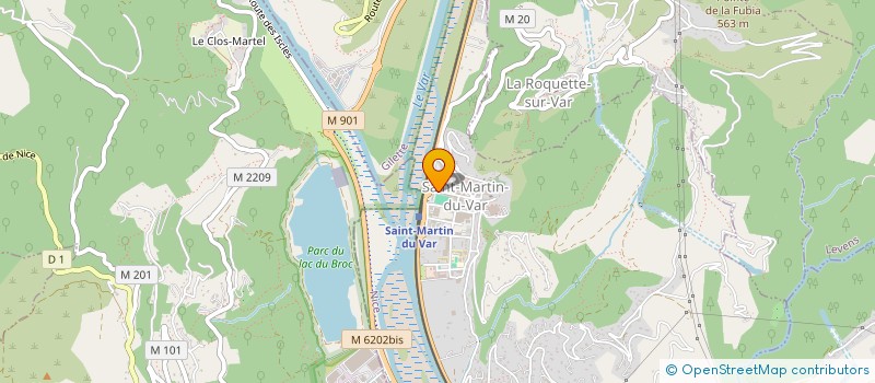 localisation de l'entreprise MONSIEUR MEHDI CHATTI  SAINT-MARTIN-DU-VAR