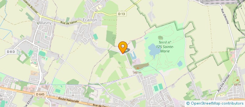 localisation de l'entreprise MONSIEUR MEHDI CHEBLI  AUBERCHICOURT