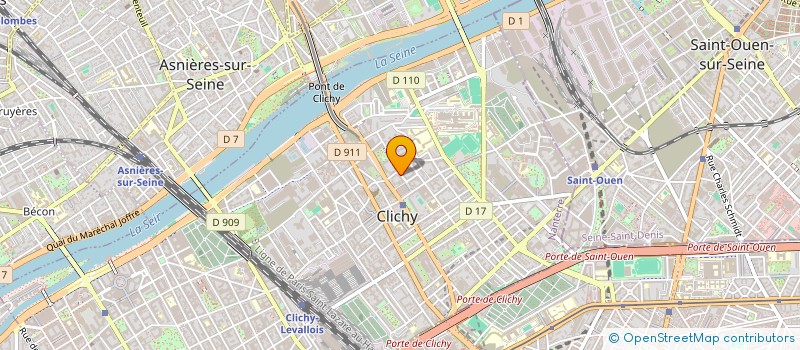 localisation de l'entreprise MONSIEUR MEHDI CHENIKI à CLICHY