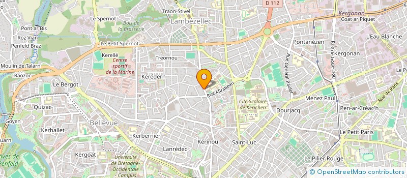 localisation de l'entreprise MONSIEUR MEHDI CHEREF à BREST